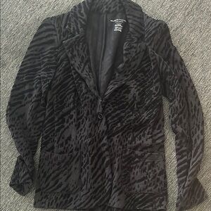 Majestic Black Textured Blazer